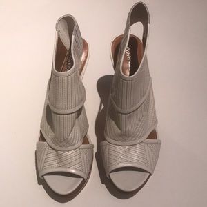 Hardly worn Calvin Klein platform heels.